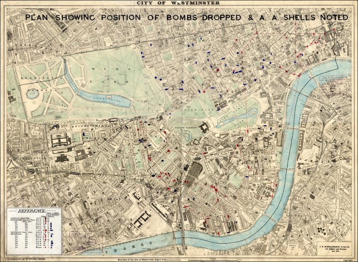 City of Westminster bomb map | City of Westminster Archive